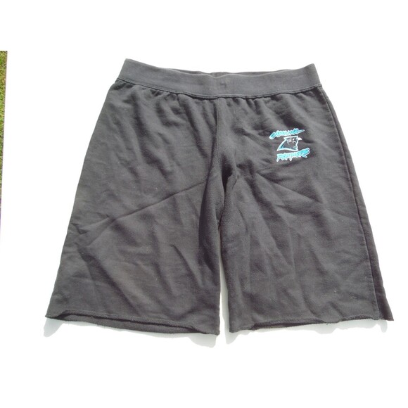 Carolina Panthers Size medium NFL Team Heather black Fleece Sweat Shorts - Picture 1 of 6